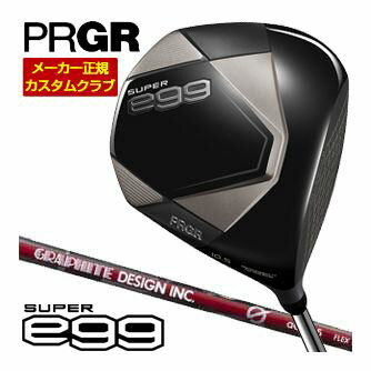 PRGR - プロギア PRGR SUPER egg ドライバー グラファイトデザイン aG33 シャフト [ルール適合外] 特注カスタムクラブ ゴルフクラブ メンズ