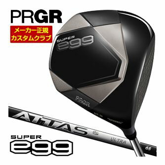 SASO - プロギア PRGR SUPER egg ドライバー UST Mamiya ATTAS RX ULTRA BLACK シャフト [ルール適合外] 特注カスタムクラブ ゴルフクラブ メンズ