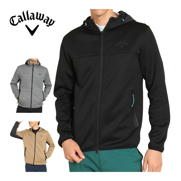 メーカー希望小売価格はメーカーカタログに基づいて掲載しています。CALLAWAY APPAREL GOLF 石川遼 オススメ おすすめ ゴルフ ゴルフ用品 ウエア アパレル ゴルフウェア 洋服 男性 メンズウェア トップス ジップアップ ハリ ストレッチ フード スピンドル シンプル フードストッパー 黒 ブラック グレー ベージュ CW22FWWEARキャロウェイ ゴルフ メンズウェア ダンボール スウェット フルジップ パーカー C22217100 機能 適度なハリとストレッチ感を併せ持ったダンボール素材のパーカー。 別布とのコンビネーションやフードのスピンドル仕様など、 シンプルながらも精巧なデザインが大人のコーディネートを格上げしてくれます。 練習着や街着としても重宝する一枚です。 フードストッパー、抗菌ポケット袋地 素材 本体：ポリエステル100％別布：ポリエステル100％パッチ部分：合成皮革 サイズ目安