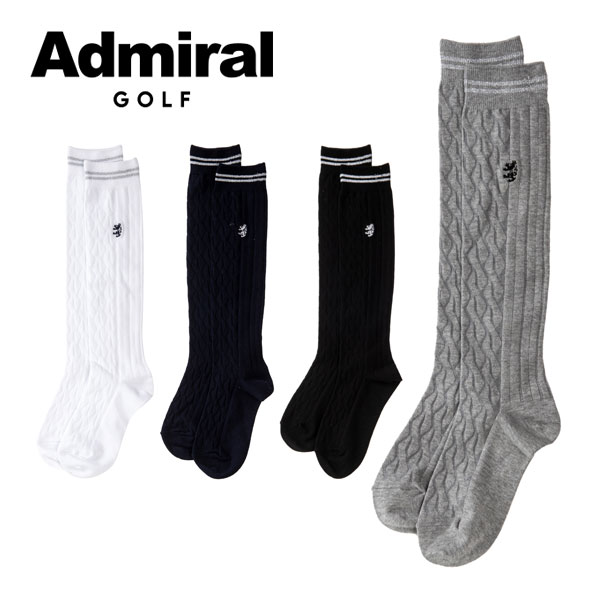 アドミラルゴルフ レディース ハイソックス ADMB321F