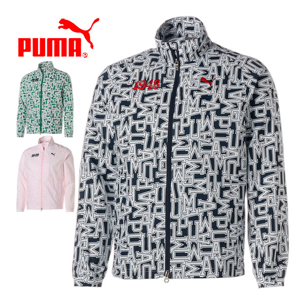 プーマ　ゴルフウェア　メンズ　グラフィック総柄　フルジップ　ブルゾン　622392　2023年春夏モデル　M-XL　【即納】