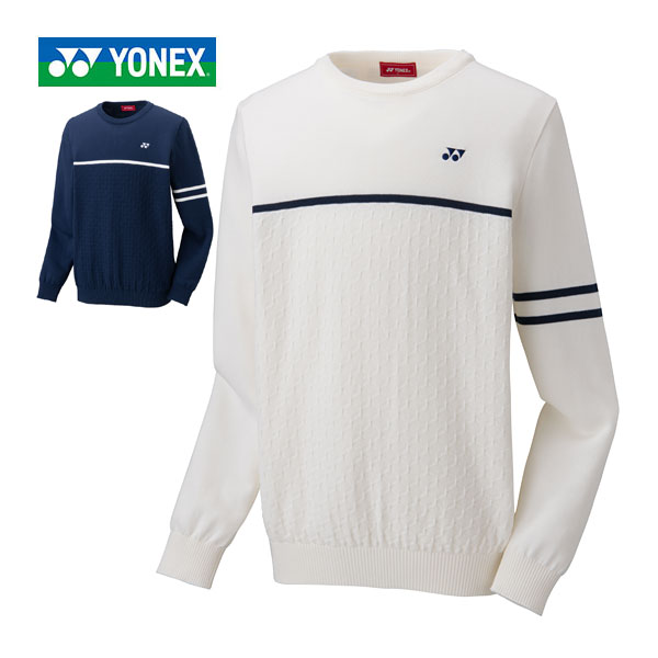 ヨネックス　ウェア　メンズ　ゴルフ　ウォッシャブル　クルーネック　セーター　GWS2058　M-3L　【即納】