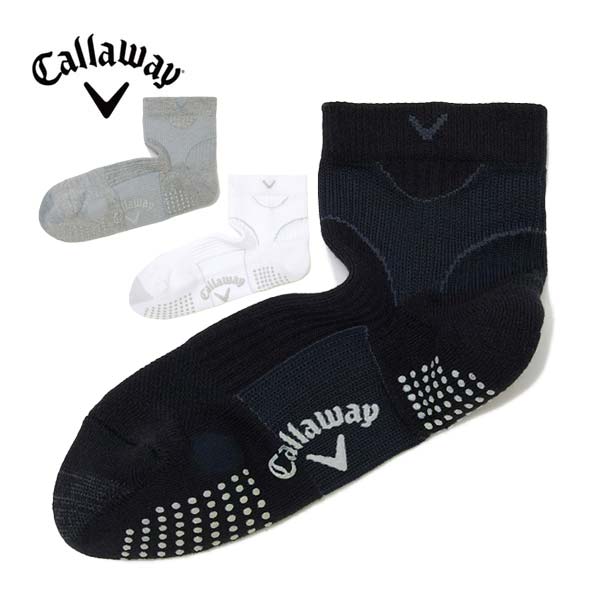 キャロウェイ　機能　ショート丈　ソックス　ゴルフウェア　メンズ　C24993100