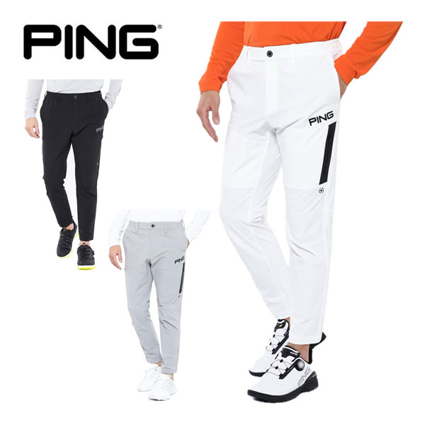 ピン　メンズ　ゴルフウェア　パフォーマンスライン　コーデュラ　テーパード　ロングパンツ　621-4131105　2024年春夏モデル　M-LL　【即納】