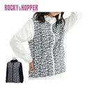 ロッキー&ホッパー レディース ゴルフウェア 幾何学模様 裏トリコット フルジップ ブルゾン RH-3426WL M-L
