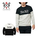SY32 by SWEET YEARS メンズ ゴルフウェア 裏起毛サーマル フロッキープリント モックネック 長袖シャツ SYG-23A01 M-XL 【即納】(4)