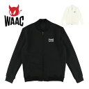 WAAC ゴルフウェア メンズ ダンボールジャージ フルジップ ブルゾン 072234111 M-XL 【即納】