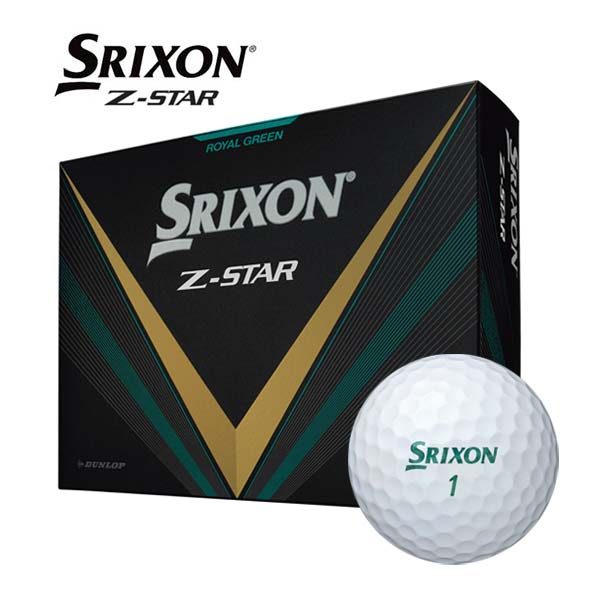 スリクソン　Z-STAR　ゴルフボール　2023年モデル　限定カラー：ロイヤルグリーン　1ダース　 