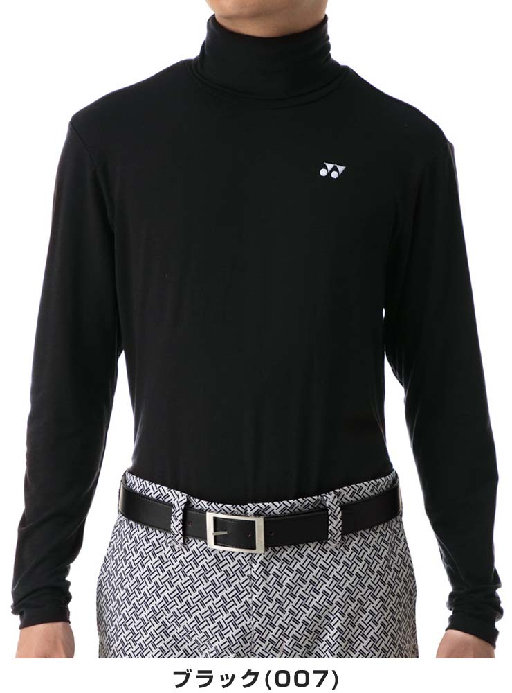 ヨネックス YONEX ユーカリコットン タートルネック 長袖シャツ ゴルフウェア メンズ M-3L GWF1602 [即納]