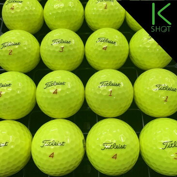 TITLEIST　PROV1X　2019年モデル　10球　イエロー★★★★★【高品質】【送料無料】　　ゴルフボール　ロストボール　タイトリスト【中古】