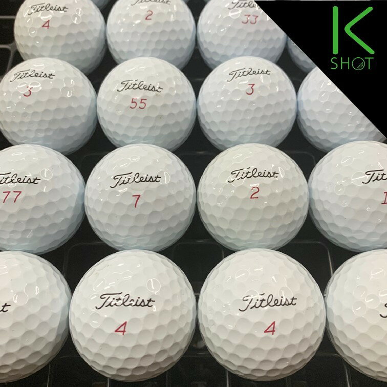 TITLEIST　PROV1X　2017年モデル　10球　ホワイト★★★★★【高品質】【送料無料】ゴルフボール　ロストボール【中古】