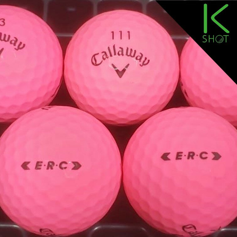 Callaway　ERC　　10球　ピンクマット　★★★★★【高品質】【送料無料】　ゴルフボール　ロストボール　キャロウェイ【中古】