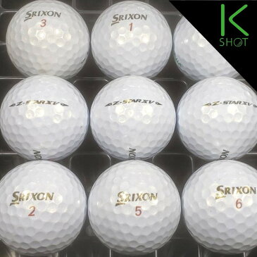 SRIXON Z-STARXV 2019年モデル 10球 パールホワイト★★★★★【高品質】新品価格Aクラス【送料無料】ゴルフボール ロストボール【中古】