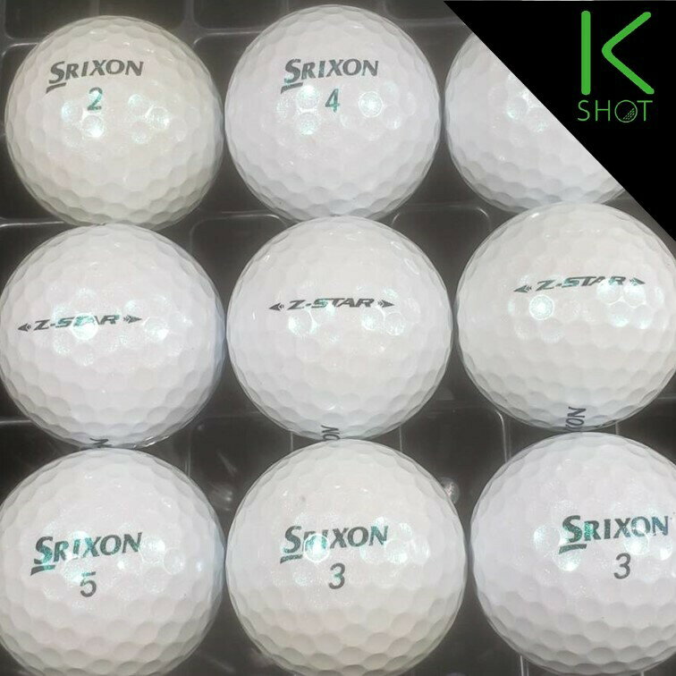 Rakuten - 【店内全品P10倍】SRIXON　Z-STAR　2021年モデル　10球　パールグリーン★★★★★【高品質】【送料無料】ゴルフボール　ロストボール【中古】