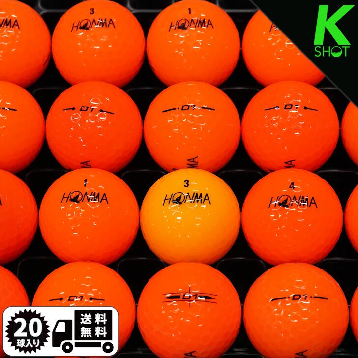 HONMA　D1　年式混合　20球　オレンジ　★★★★★ゴルフボール　ロストボール　ホンマ