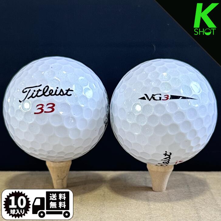 【店内全品P10倍】TITLEIST　VG3　19年式　10球　ホワイト　★★★★★【高品質】【送料...
