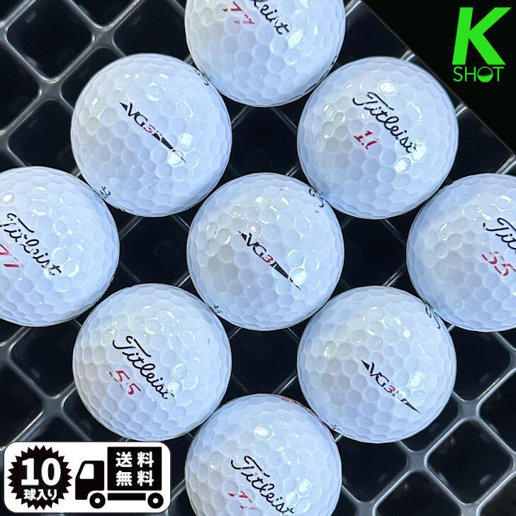 【店内全品P10倍】TITLEIST　VG3　19年式　10球　ホワイト　★★★★★【高品質】【送料...