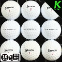 【店内全品P10倍】【SRIXON】Z-STAR XV 25年 ホワイト 10球 ★★★★★【高品質】【送料無料】ゴルフボール ロストボール スリクソン【中古】