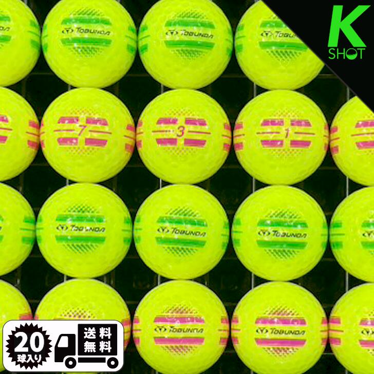 【店内全品P10倍】TOBUNDA　　カラーゴルフボール　20球　イエロー　★★★★★【高品質...