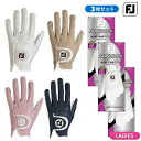 (取寄) 【3枚セット】フットジョイ ナノロック レディ ゴルフグローブ FGNL4PR 両手用 レディース 2025年春夏