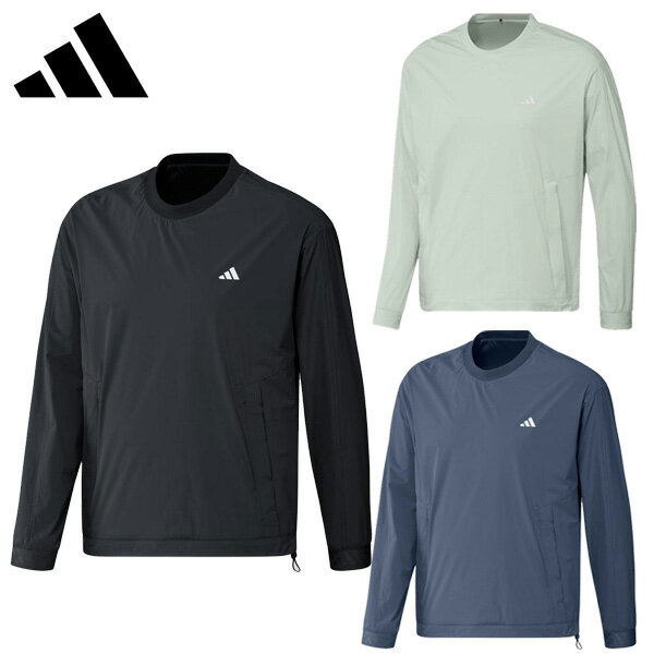 (即納)(クリアランス）アディダス ゴルフ ULT365 WIND.RDY撥水クルー プルオーバー KOW04 メンズ 2024年春夏【ASU】
