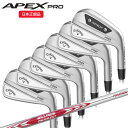 (ポイント10倍)(あす楽対応)キャロウェイ(Callaway) エイペックス プロ(APEX PRO) アイアンセット(6本 #5-9,PW) N.S.PROモーダス3ツア..