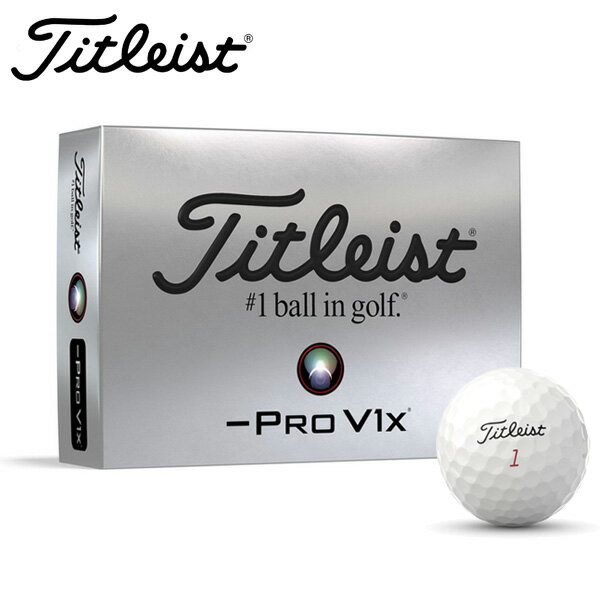 (即納)タイトリスト プロV1x レフトダッシュ(PROV1x LEFT-DASH) ゴルフボール 1ダース(12球入り) 2024年モデル(日本正規品)【ASU】