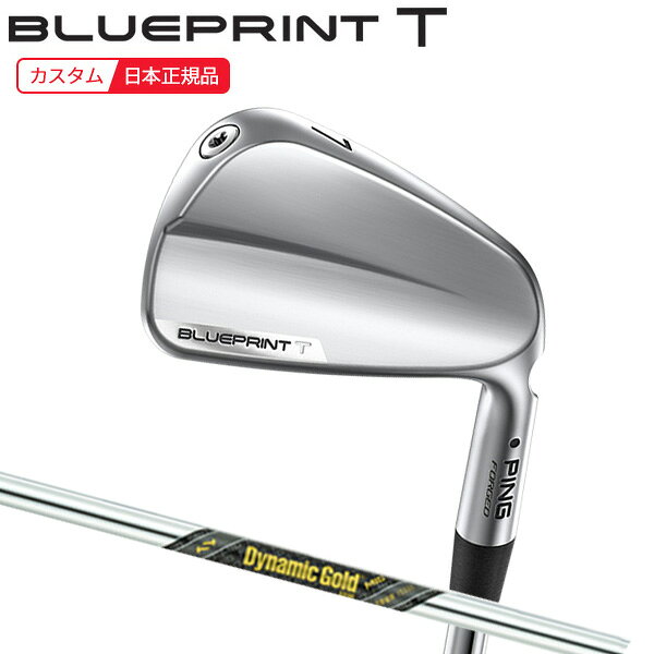 樂天商城 - (ポイント10倍)(特注 納期3-5週) ピンゴルフ ブループリントT(BLUEPRINT-T) アイアン単品 ダイナミックゴールドMIDツアーイシュー シャフト 2024年モデル (日本正規品)