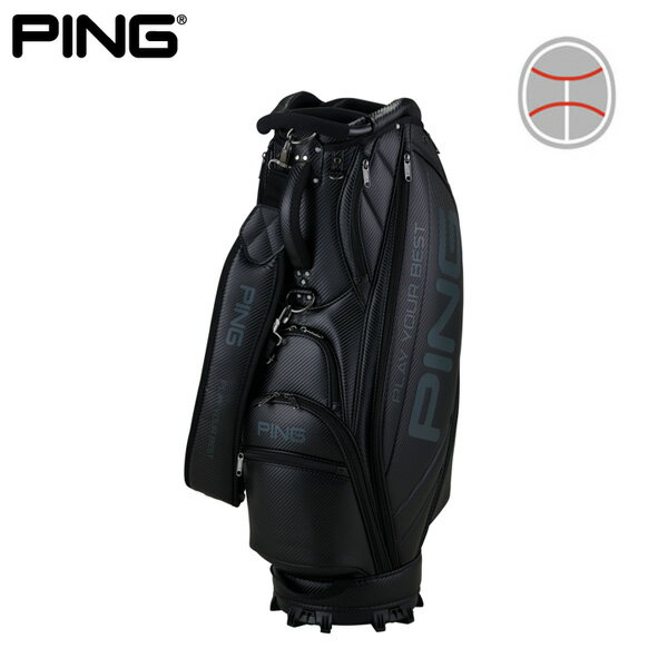 (ポイント10倍)(即納)ピンゴルフ ソフト PU キャディバッグ CB-U2502 (9.5インチ 3.2kg) メンズ レディ..
