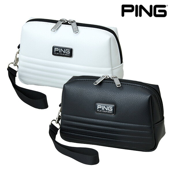 【検索用ワード】 ping golf ピン ゴルフ ポーチ pouch case ボールポーチ ボールケース ゴルフポーチ ゴルフバッグ 小物 アクセサリー ゴルフ小物 ゴルフアクセサリ 2026 秋冬 FW メンズ men 男性用 レディース レディス ウィメンズ ladies women 女性用 ユニセックス UNISEX @men@ @ls@商品名 ピンゴルフ ベーシック ポーチ GB-U2624 カラー (39307-01)ホワイト (39307-02)ブラック 素材 合成皮革(PU) サイズ W-20.5、H-14、D-7(cm) 約136g 商品説明 ・時代に左右されない、上質なベーシックシリーズ ・フロントに施した斜めラインのエンボス加工がさりげないアクセントに。全体はシンプルで、流行に左右されないデザイン。メタルロゴプレートで高級感をプラス。 ・インナーに差込ポケット1か所。ティーやマーカーなど、ラウンド中に使用する小物の収納に便利なサイズ設計。着脱可能なストラップ付きで、ラウンドポーチとしても使用可能。スマートフォンや貴重品の収納にも対応し、持ち運びやすいコンパクトな設計。 ・シボが入った高級感のあるPU素材を使用。 【検索用ワード】 ping golf ピン ゴルフ ポーチ pouch case ボールポーチ ボールケース ゴルフポーチ ゴルフバッグ 小物 アクセサリー ゴルフ小物 ゴルフアクセサリ 2026 秋冬 FW メンズ men 男性用 レディース レディス ウィメンズ ladies women 女性用 ユニセックス UNISEX @men@ @ls@