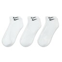(即納)ナイキ NIKE 3P エブリデイ クッション ロー ソックス (3足組) SX7670 ホワイト/ブラック メンズ レディース サイズ4タイプ【ASU...