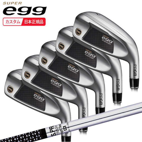 (ポイント10倍)(特注 納期2-4週)プロギア スーパーエッグ(SUPER-egg) アイアンセット (5本 #7-#9,PW,AW) / 高反発モデル(ルール適合外)..