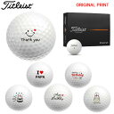 【オリジナルマークプリントボール(納期2-3日)】タイトリスト PROV1 ゴルフボール 1ダース(12球入り) 2025年モデル バースデイ・メッセージ マー...