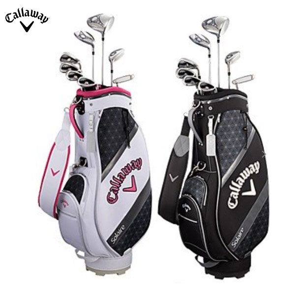 【検索ワード】キャロウェイ ゴルフ CALLAWAY GOLF REVA ソレイユ ソレイル クラブセット レディース レディス ウィメンズ ladies womens 女性用キャロウェイ ソレイル パッケージセット レディスクラブ8本セット&キャディバッグ付 女性のゴルフライフのスタートを、より楽しく、もっと気持ち良く！ ゴルフを始めようという女性や初心者のレディースゴルファーを強力にサポートするSolaire（ソレイル）が、リニューアルされて登場です。ドライバーからパターまでの8本のセットに、ヘッドカバー、キャディバッグを組み合わせた、すぐにラウンドに飛び出せるパッケージ。キャロウェイのクラブ製作のノウハウが、打ちやすさ、気持ち良さを提供します。また、キャディバッグは、シンプルなデザイン、使い勝手のよさを追求。 Solaire（ソレイル）は、女性のゴルフライフをトータルにサポートします。 @ls@