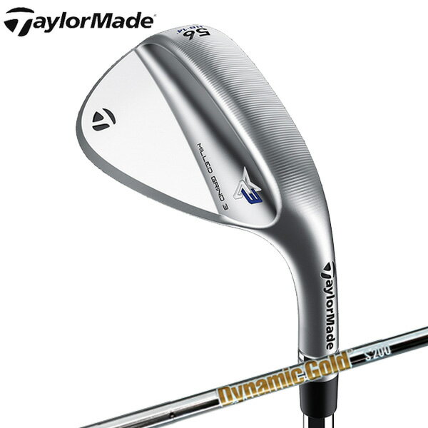 (ポイント10倍)(あす楽対応)テーラーメイド(TaylorMade) ミルドグラインド3 クローム ウェッジ(ハイバウンス) ダイナミックゴールド(HT) シャフト 2021年モデル(日本正規品)