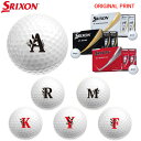 【オリジナルマークプリントボール(納期2-3日)】ダンロップ SRIXON 2025 New Z-STAR(ゼットスター) ゴルフボール 1ダース(12球) アルファベットC マーク入り