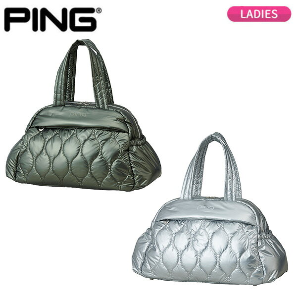 【検索用ワード】 ping golf ピン ゴルフ boston bag ボストンバッグ ゴルフバッグ 2026 FW 秋冬 レディース レディス ウィメンズ ladies women 女性用 @ls@商品名 ピンゴルフ PUFFY パフィー ボストン GB-L2601 レディース カラー カーキ(39033-05) シルバー(39033-06) 素材 合成皮革(PU) サイズ W-45、H-34、D-24(cm) 重量 約700g 原産国 China 商品説明 ・キャッチ「”映える”軽量パフィーシリーズ」 ・デザイン「パフバッグをイメージしたキルティング加工と光沢感のあるPU素材が”映える”ボストンバッグ。ラインストーンがポイントのワッペンでpingロゴを表現し、スポーティー感を抑えた上品なデザイン。」 ・ディテール「肩掛け可能な大容量ボストンバッグ。アウターにZIP付きポケット1か所、差し込みポケット2か所、インナーにZIP付きポケット1か所、差し込みポケット2か所。シューズポケット付き。」 ・素材感「軽量で高級感のあるシャイニーなPU素材を使用。」 【検索用ワード】 ping golf ピン ゴルフ boston bag ボストンバッグ ゴルフバッグ 2026 SS 春夏 レディース レディス ウィメンズ ladies women 女性用 @ls@