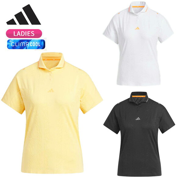 (即納)アディダス ゴルフ(adidasGOLF) CLIMACOOL クライマクール ボディマッピング 半袖ポロシャツ DB033 レディース ウェア 2026年春夏(4.0)