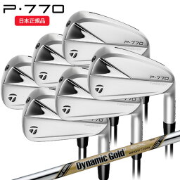 (ポイント10倍)(あす楽対応)テーラーメイド(TaylorMade) P770(23) アイアンセット(6本 #5-Pw) ダイナミックゴールドEXツアーイシュー シャフト 2023年モデル (日本正規品)【ASU】