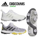 【検索用ワード】adidas golf アディダスゴルフ コードカオス CODECHAOS 靴 シューズ SHOES 2023 ジュニア Junior Jr 子供用商品名 アディダス ゴルフ ジュニア コードカオス22 BOA LVD72 カラー (GX3945)ホワイト/シルバーメタリック/グレーツー (GW0856)ホワイト/コアブラック/ビームイエロー 素材 アッパー：合成繊維/合成皮革 ミッドソール：EVA アウトソール：合成底/ゴム底 サイズ 20/21/22/23/24 (cm) 商品説明 コードカオスのデザイン・性能をジュニアにも CODECHAOSシリーズと同様のデザインと性能のジュニアモデルシューズ。 ■ テキスタイルアッパーをPUフィルムでカバーすることで、快適性と安定性を両立。 ■ 6つのクリートとBounceクッショニングにより、体重が軽いジュニアにも高いグリップ力とパワーをもたらす。 【検索用ワード】adidas golf アディダスゴルフ コードカオス CODECHAOS 靴 シューズ SHOES 2023 ジュニア Junior Jr 子供用