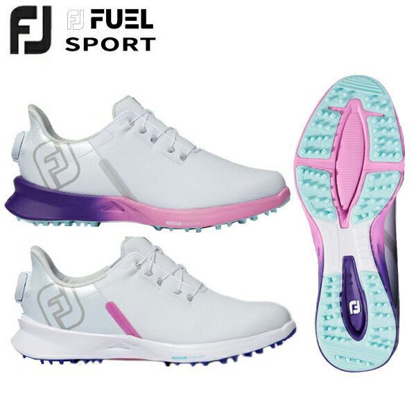 (即納)フットジョイ ゴルフシューズ BOAタイプ ウィメンズ FUEL フューエル スポーツ ボア(BOA) レディース スパイクレス W(ワイド) 2024...