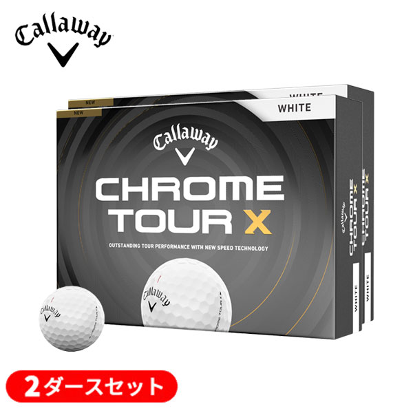 Other - (即納)【2ダースセット】キャロウェイゴルフ(Callaway) クロムツアーX(CHROME TOUR X) ゴルフボール 2ダース(24球入り) 2026年モデル
