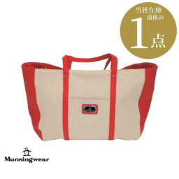 ゴルフ バック ボストン Munsingwear マンシングウェア MGCNJA02 red 赤 レッド 麻 綿 合成皮革 ボストンバッグ ゴルフバッグ トートバッグ ロッカー 旅行カバン スポーツ golf レディス bag 母の日 誕生日 プレゼント 大容量 カジュアル オシャレ 数量限定 ラスト1点