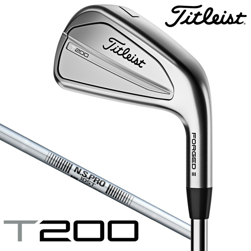 タイトリスト T200 アイアン 6本セット（#5～9、PW）N.S.PRO 105 T スチールシャフト 日本仕様 2023