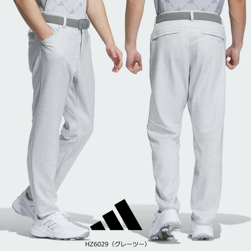 （セール）アディダス ゴルフ テクスチャードワイドテーパード アンクルパンツ（DJL03）2023秋冬