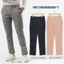 (セール)ロサーセン ゴルフ メンズ シャンブレー コーデュロイ チェックパンツ(044-72914)2024秋冬 ロングパンツ