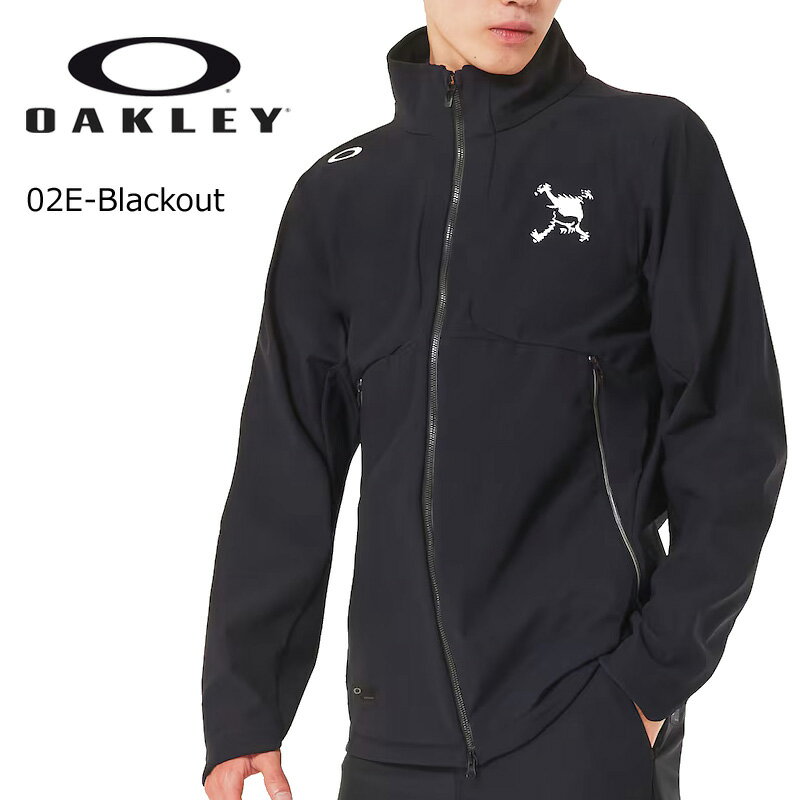 オークリー ゴルフ スカル フュージョン ウォーム ジャケット（FOA408276）2025秋冬 ダブルジップ　ストレッッチ