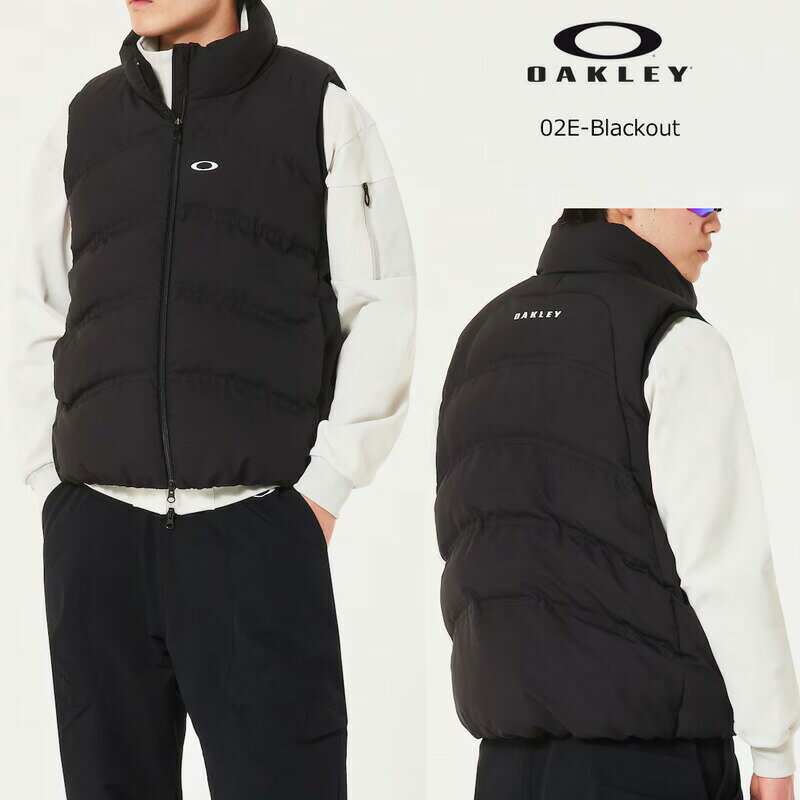 【エントリーでポイント10倍!(11月4日20:00〜11月11日1:59)】オークリー ゴルフ フォースフル パデッド ベスト（FOA408237）2025秋冬 ダブルジップ 中綿 軽量
