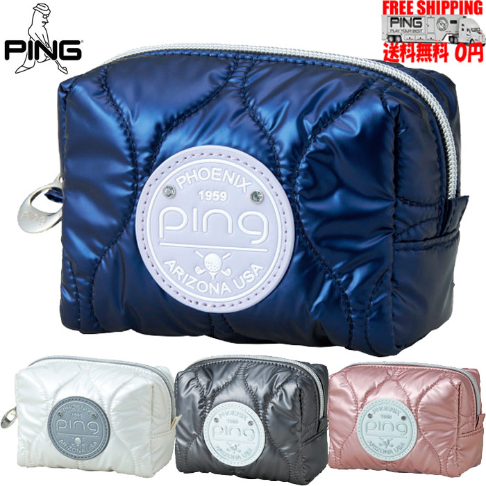 PING GB-L2605 パフィーミニポーチ 送料無料 ”映える”軽量パフィーシリーズ ホワイト ネイビー ダークグレイ ピングゴールド ・”映える”軽量パフィーシリーズ ・光沢感のあるPU素材が”映える”シューズバッグ ・ラインストーンがポイントのワッペンでpingロゴを表現し、スポーティー感を抑えた上品なデザイン ・巾着タイプのシューズバッグ スペック サイズ：W-30、H-41、D-3.5(cm)　重量：約140g 素材：合成皮革(PU) 原産国：Made in China 発売日 2026/02/17 納期 在庫がある場合は翌営業日、取り寄せの場合は営業日の出荷が目安です。PING社の状況によってはさらにお時間をいただくケースがあります。
