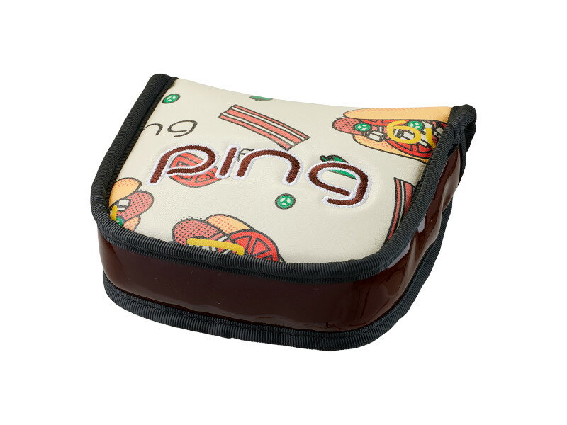 【ポスト投函:ヤマトネコポス】PING　HC-L2507　ソノランホットドック パターカバー マレット ベージュ 送料無料